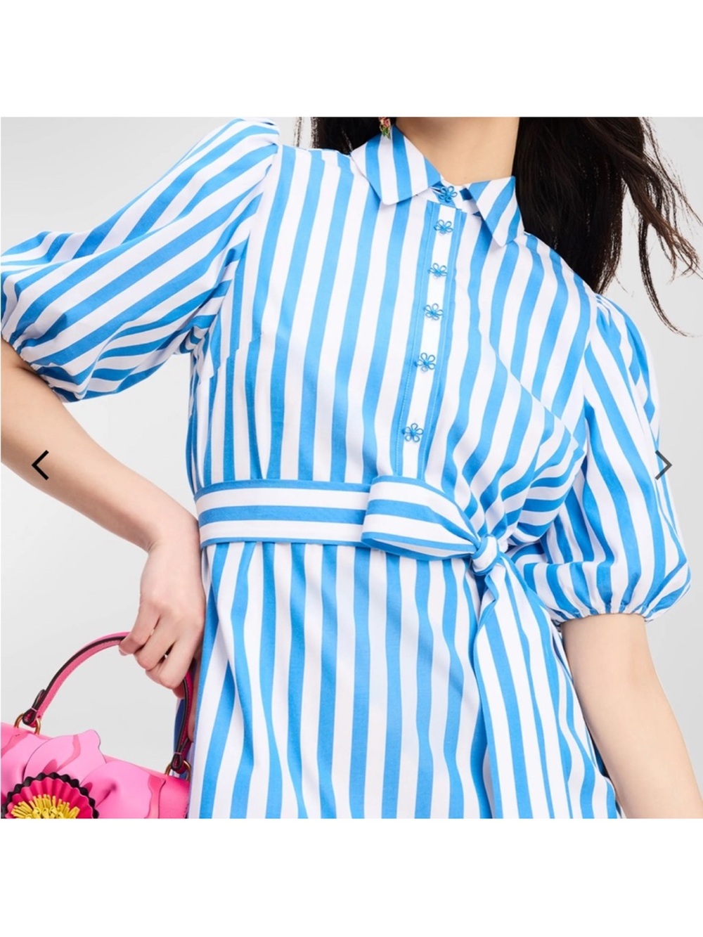 NWT Kate Spade Summer Stripe Riverside Dress Size XXS - Picture 5 of 7